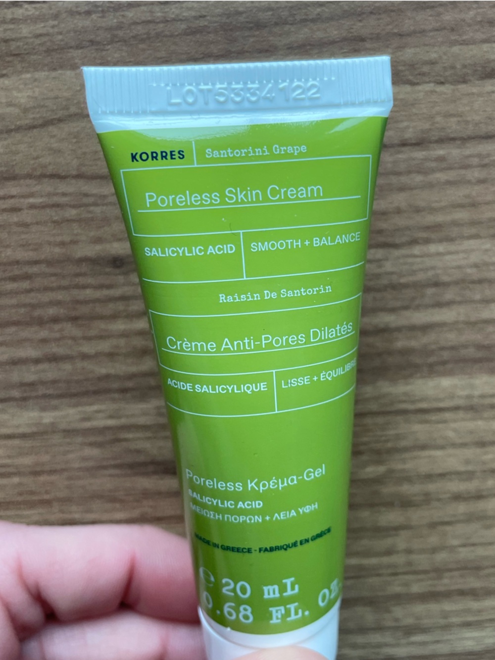 Korres Santorini Grape Poreless Skin Cream